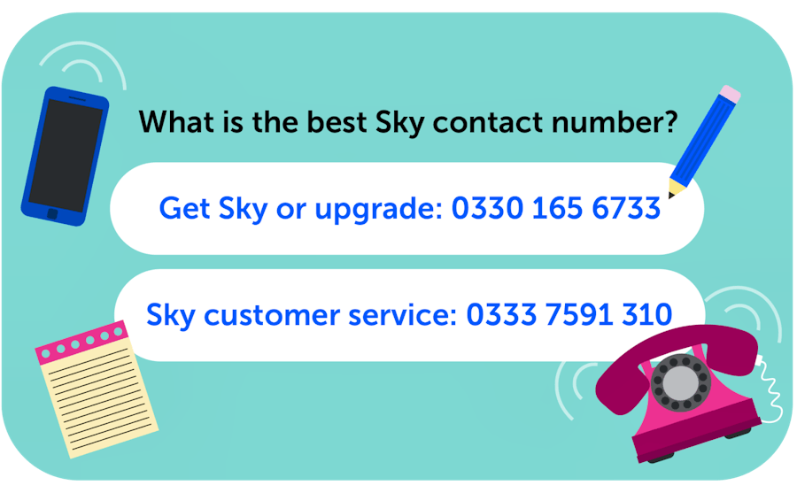 sky mobile phone number uk free